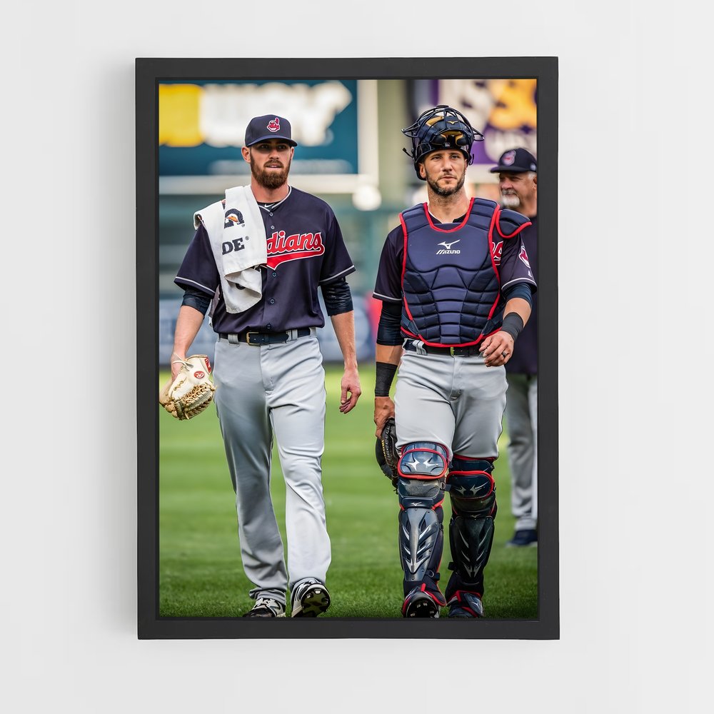 Poster Shane bieber – affiche Baseball (vue 2)
